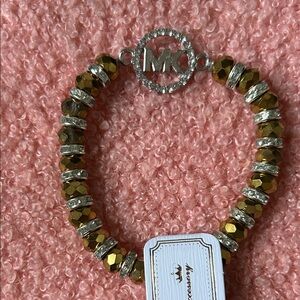 Michael Kors Gold and Silver Charm Bracelet